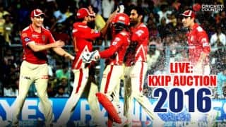 Kings XI Punjab team in IPL 2016 Auction Live Updates: KXIP take Behardien for Rs 30 lacs